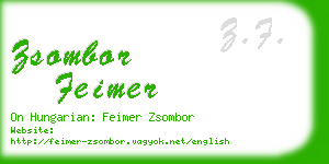 zsombor feimer business card